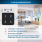 Solar Wireless Driveway Alarm, 400m Outdoor Motion Sensor Detector, Weather-Resistant Security Alert System