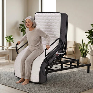 Electric home care bed, elderly recliner, lift chair, nursing home, adjustable backrest/foot pedal, patient transfer vehicle
