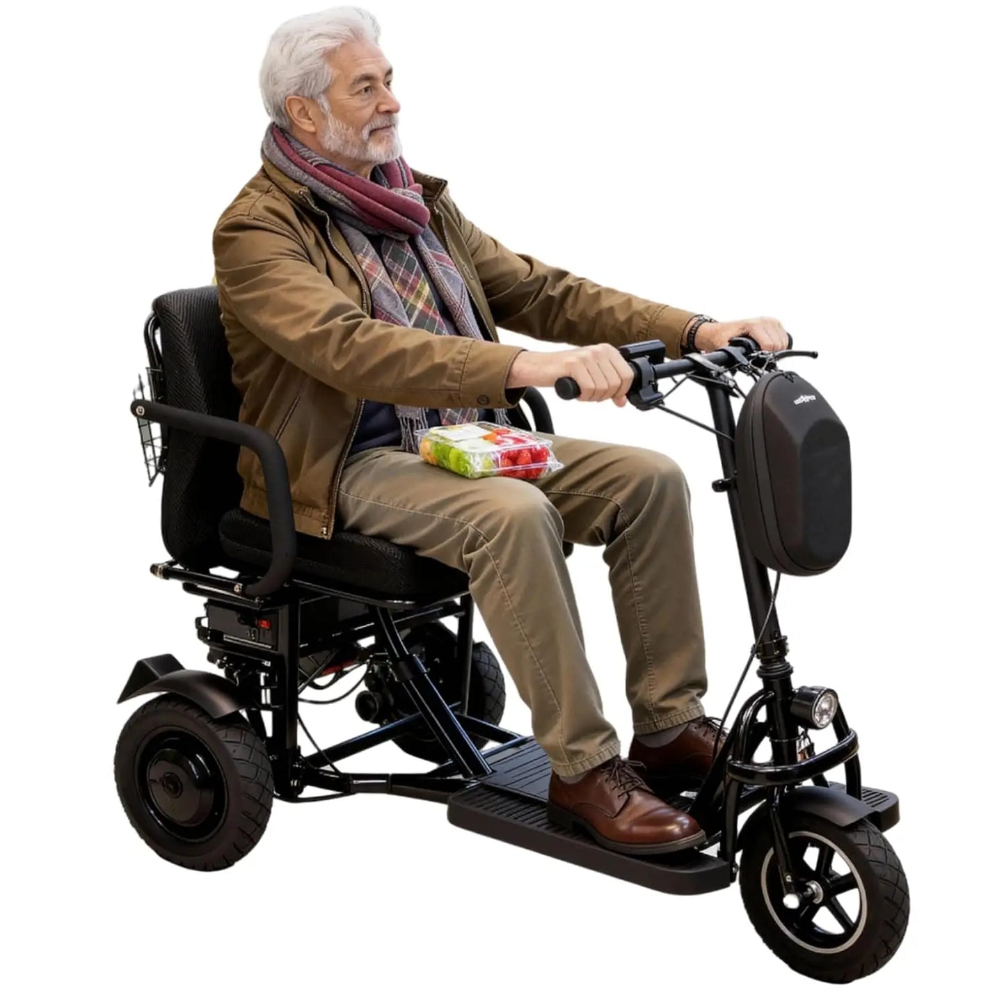 3 Wheel Mobility Scooters for Seniors Foldable Travel Scooter Airline Approved Folding Handicap Scooters for Adults