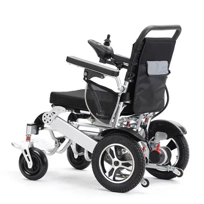 2026 New Portable Lithium Battery Aluminum Alloy Electric Wheelchair Most Convenient Folding Adult Automatic Electric Wheelchair
