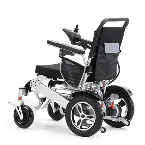 2026 New Portable Lithium Battery Aluminum Alloy Electric Wheelchair Most Convenient Folding Adult Automatic Electric Wheelchair