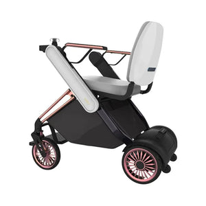 Automatic Lightweight Travel Electric Wheelchair for Elderly Portable Aluminum Alloy Boarding with Low Noise