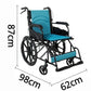 Lightweight Foldable Thickened Steel Manual Wheelchair for Disabled Use