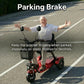 1000W Small Family Electric Tricycle Foldable For Elderly Woman With Backrest Mobility Scooters For Seniors Lightweight 3 Wheels