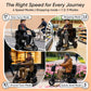 3 Wheel Mobility Scooters for Seniors Foldable Travel Scooter Airline Approved Folding Handicap Scooters for Adults