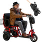 3 Wheel Mobility Scooters for Seniors Foldable Travel Scooter Airline Approved Folding Handicap Scooters for Adults