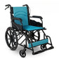 Lightweight Foldable Thickened Steel Manual Wheelchair for Disabled Use