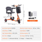 Fast Shipping From US Foldable 3 Wheel Mobility Scooter for Seniors Portable Electric Powered Mobility Scooter All Terrain Travel Wheelchair