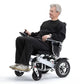 2026 New Portable Lithium Battery Aluminum Alloy Electric Wheelchair Most Convenient Folding Adult Automatic Electric Wheelchair