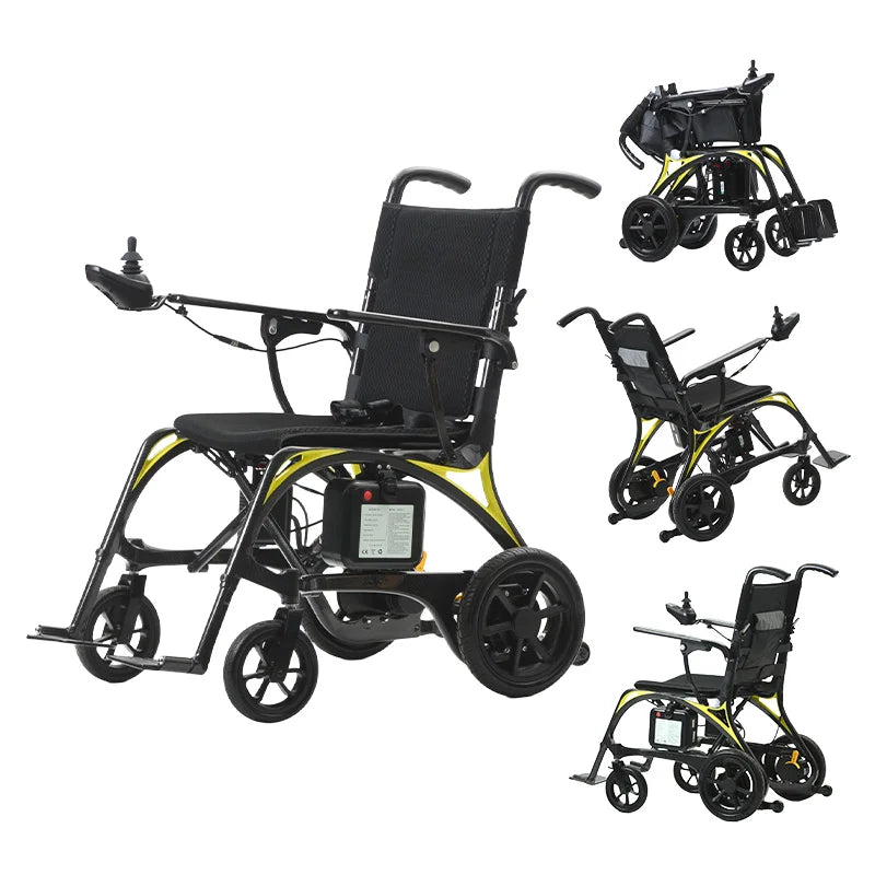 Lightweight Carbon Fiber Electric Wheelchair with Custom Colors