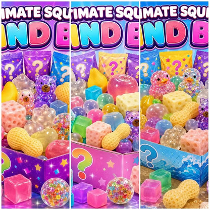1-Piece Random Squishy Squeeze Toy, Sensory Fidget for Kids & Adults, Party Favor & Classroom Prize
