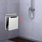 Wall-Mounted Folding Shower Seat with Padded Handrails – Slow-Close Space-Saving Bath Bench, 330 lb Capacity