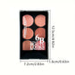 6-Color Blush and 12-Shade Cream Contour Palette Set, Matte Blush, Bronzer and Highlighter Face Makeup Kit
