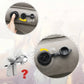 Inflatable Travel Neck Support Pillow – Foldable Head, Neck & Lumbar Support Cushion for Airplane, Car, RV & Camping