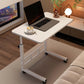 Adjustable Height Mobile Standing Desk with Wheels – C-Shaped Rolling Laptop Table for Home Office, Bed & Sofa