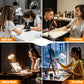 5X LED Magnifying Desk Lamp, USB Powered, 3 Color Modes, 10 Brightness Levels, Flexible Gooseneck with Metal Clamp