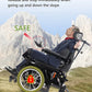 900W Reclining Standing Electric Wheelchair with Headrest