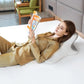 Ergonomic Memory Foam Reading Pillow for Bed, Wedge Backrest & Headboard Pillow for Back, Neck & Chin Support