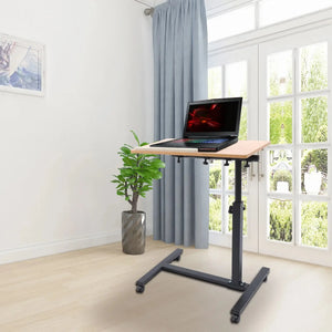 Portable Height Adjustable Laptop Desk – Mobile Folding Computer Table, Bed Tray & Study Workstation for Home Office