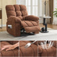 Dual Motor Power Lift Recliner Chair with Massage & Heat, Extra-Wide Overstuffed Recliner with Adjustable Headrest & Remote Control