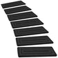 Non-Slip Carpet Stair Treads, 30 x 9.5 Inch Self-Adhesive Washable Indoor Stair Mats for Wooden Steps, Multiple Pack Sizes