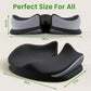 Large Memory Foam Office Chair Cushion – Ergonomic Back Support & Non-Slip Seat Pad for Desk Chair, Car & Home