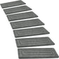 Non-Slip Carpet Stair Treads, 30 x 9.5 Inch Self-Adhesive Washable Indoor Stair Mats for Wooden Steps, Multiple Pack Sizes