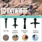 7075 Aluminum Trekking Poles – Adjustable Lightweight Hiking & Walking Sticks with Cork Handles, 2-Pack