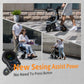 Coolfull Electric Rollator Walker with Seat Lightweight Walking Assist Device