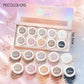 10-Piece Glitter Eyeshadow & Highlighter Set, Soft Mashed Potato Texture, Long-Lasting Shimmer Finish