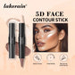 Dual-Ended Contour and Highlighter Stick, Precision Tip, Long-Lasting Waterproof Face Makeup
