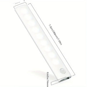 Rechargeable Motion Sensor Under Cabinet LED Lights, 2 Light Colors, 1/3/5/6-Pack