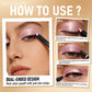 9-Piece Dual-Ended Cream Eyeshadow Stick Set, Assorted Cool & Warm Shades, Travel Eye Makeup