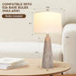 Rustic Farmhouse Bedside Table Lamps, Set of 2, with 3-Way Dimming and Horizontal Stripe Design