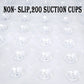 Extra Large Non-Slip Bathtub & Shower Mat 40x16 Inch, Machine Washable Bath Safety Mat with Suction Cups
