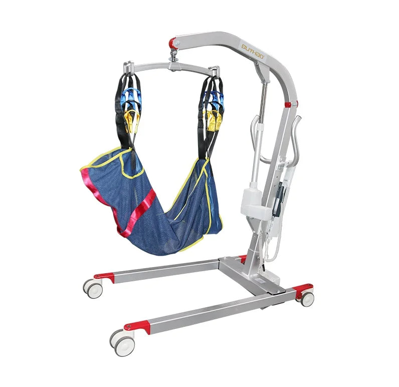 Aluminum Alloy Patient Transfer Lift Walking Machine with Free Sling