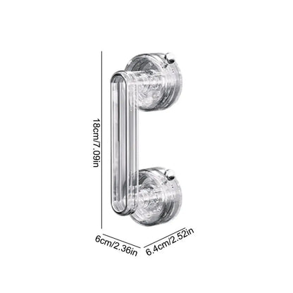 Suction Cup Shower Grab Bar – No-Drill Bathroom Safety Handle for Bathtub & Shower