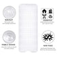 Extra Large Non-Slip Bathtub & Shower Mat 40x16 Inch, Machine Washable Bath Safety Mat with Suction Cups