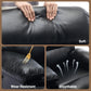 PU Leather Massage Recliner Chair with Heat – Full Body Airbag Upholstered Lounge Chair with Side Pocket