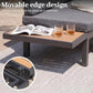 3-Seat Modular Outdoor Sofa Bed with Adjustable Reclining Lounge – Convertible Patio Couch with Detachable Side Table