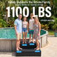 36 Inch Hot Tub Steps with Dual Hidden Storage, 2-Step Waterproof Spa Stairs with Non-Slip Treads for Pools & Outdoor Spas