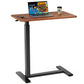 Adjustable Overbed Table with Hidden Wheels – Mobile Bedside Laptop Desk, Height Adjustable Sofa & Bedroom Table
