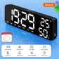 Large Display Digital Alarm Clock with Dual Alarms, Snooze, Temperature & Humidity, Week Display, 3 Brightness Levels, USB-C Powered