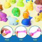 100-Pack Mini Animal & Fruit Mochi Squishy Toys, Sensory Fidget Party Favors for Kids