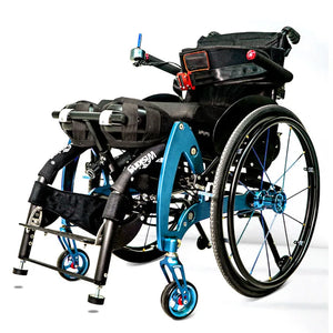 Manual Standing Sports Wheelchair with Folding Portable Design