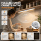 Foldable LED Under Cabinet Light, Magnetic Motion Sensor, 200 lm, 3 Color Temperatures, USB Rechargeable