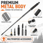 Adjustable Aluminum Alloy Trekking Pole – Multifunctional Hiking Walking Stick with EVA Grip & Interchangeable Tips
