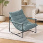 Upholstered Accent Chair with Metal Frame – Soft Cushioned Armchair for Living Room, Bedroom & Reading Lounge