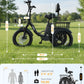 1200W Folding Electric Tricycle for Adults, 48V 10.4Ah Removable Battery, 18" Fat Tire, 18 MPH, Up to 50 Miles