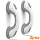2-Pack Vacuum Suction Shower Grab Bars – Non-Slip Bathroom Safety Handles for Seniors